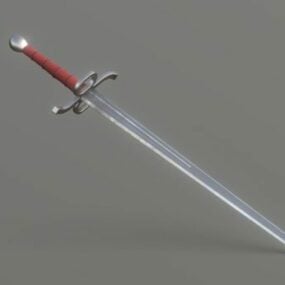 Arme à épée occidentale modèle 3D