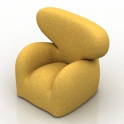 Mẫu thiết kế ghế bành mềm 3d