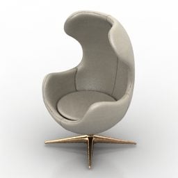 Egg Armchair Furniture 3d model