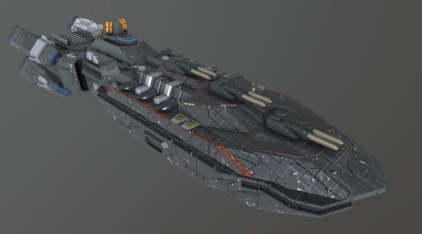 Alien Sci Fi Spaceship Concept Free 3d Model Fbx Open3dmodel