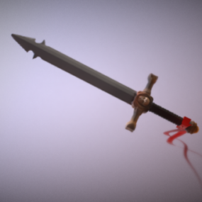 Battle Sword Gaming Design 3d model
