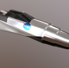 Raumschiff-Science-Fiction-Fahrzeugdesign 3D-Modell