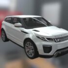 Weißes Range Rover Evoque-Auto