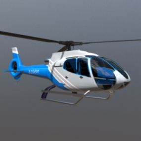 Helikopterisuunnittelun 3d-malli