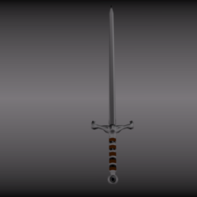 Vintage Medieval Sword 3d model