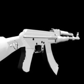 Gun Ak-47 Russian Weapon 3d model