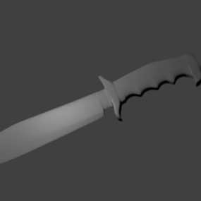 ナイフの基本デザインの3Dモデル