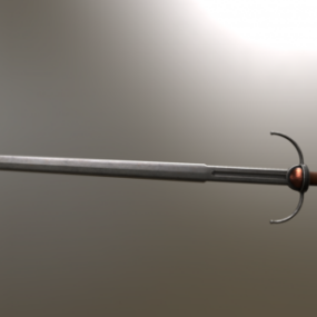 Espada del siglo antiguo modelo 3d