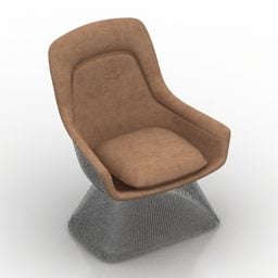 Home Armchair Elegant Furniture 3d model