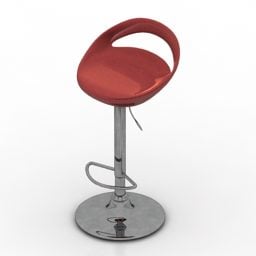 Τρισδιάστατο μοντέλο καρέκλας Salon Bar