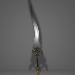 Gaming Fantasy Sword 3d-modell