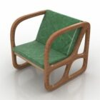 Muebles elegantes de madera del sillón