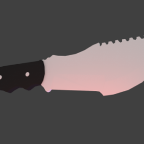 Asian Warrior Knife 3d model