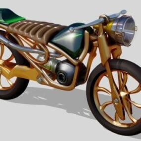 装饰摩托车设计3d模型