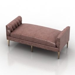 3д модель дивана-кушетки