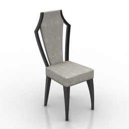 Κλασική καρέκλα ψηλή πλάτη 3d μοντέλο