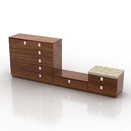 Home Locker Furniture 3d model
