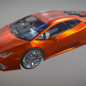 Супер автомобіль Lamborghini Huracan 3d модель