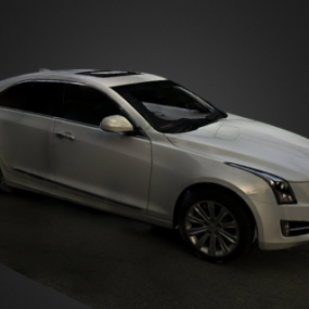 Luxury Cadillac Sedan Car 3d model