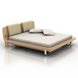 3д модель дизайна кровати-студии