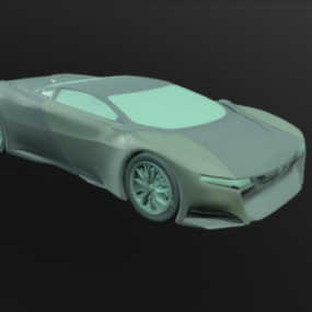 Conception de voiture Peugeot Onyx modèle 3D
