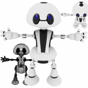 Modelo 3d do robô bebê