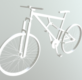Lowpoly Mountain Bicycle 3d model