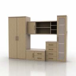 Interior Sideboard Home Furniture 3d model