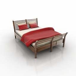Home Basic Διπλό Κρεβάτι 3d μοντέλο