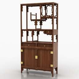 Home Kitchen Locker Cabinet 3d model