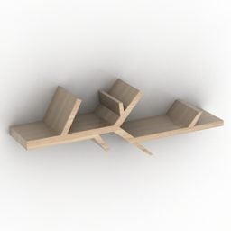 Decoration Shelf Furniture 3d model