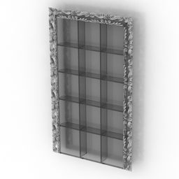 Square Shape Shelf 3d model