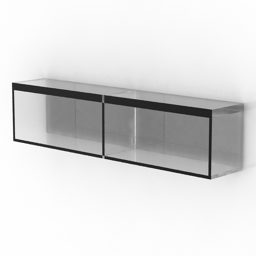 Tv Glass Shelf 3d model