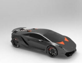 Lamborghini Sesto Elemento Car Design τρισδιάστατο μοντέλο