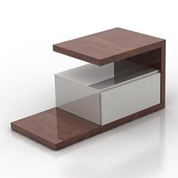 Living Room Modern Shelf 3d model