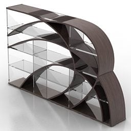 Stylized Shelf Decoration 3d model