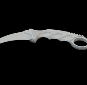 Model 3D noża Karambit