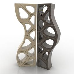 Bio Decoration Shelves Furniture 3d model