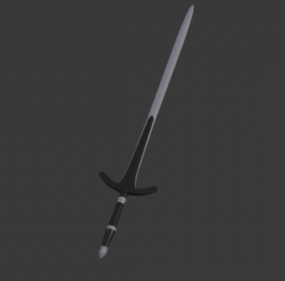 Yksinkertainen Old Sword 3D-malli