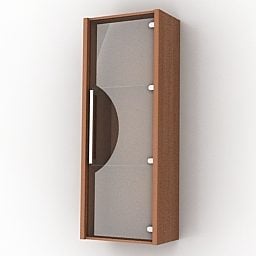 Shelf With Mirror 3d model