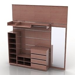 Home Wohnzimmer TV Rack Dekor 3D-Modell