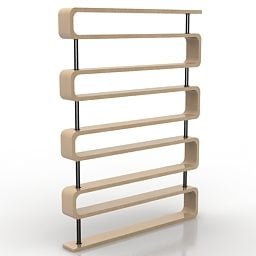 Home Rack Shelve Design 3d model