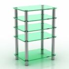 Green Glass Rack Furniture