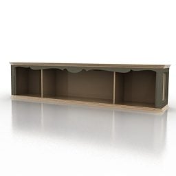 Tv Low Shelf 3d model