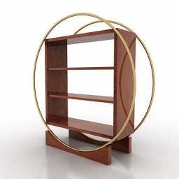 Home Wooden Shelves 3d model