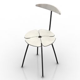 Simple Modern Dinning Chair 3d model