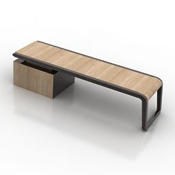 Home Working Table Design 3d model