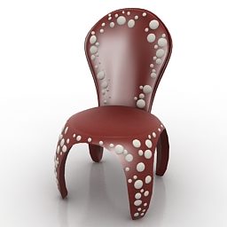 Plastic Chair Modern Design 3d model