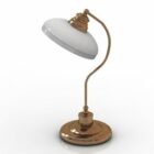 Lámpara de escritorio vintage con base de cobre