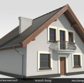 3d модель проекту будинку на Кіпрі